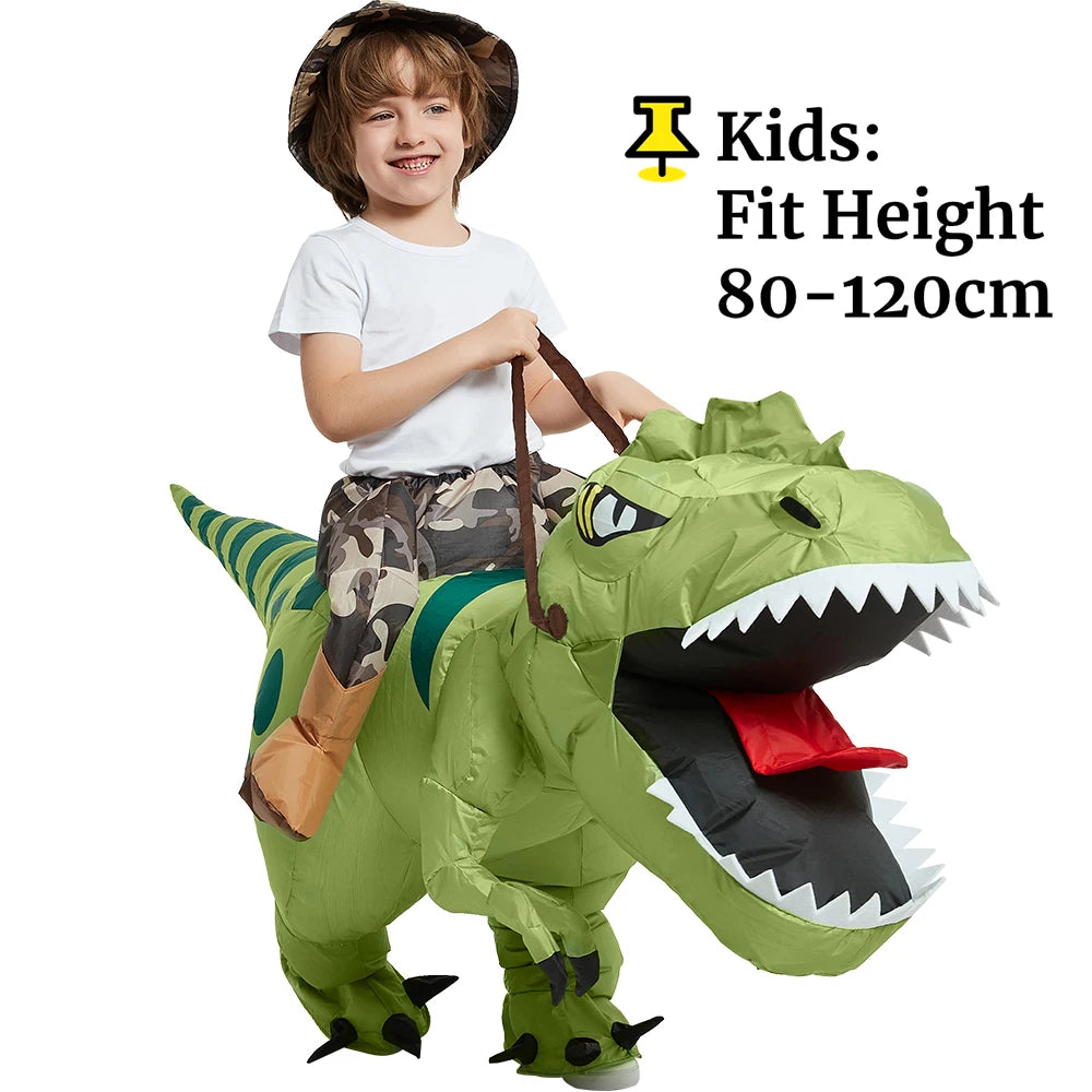 Inflatable Velociraptor Costume for Adults ā The Ultimate Party Showstopper!