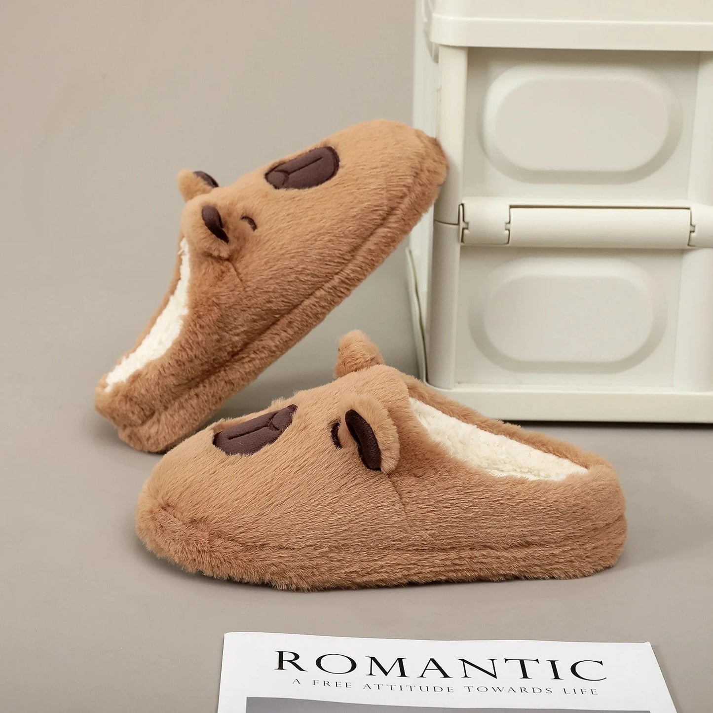CapyCozy™ Plush Slippers – The Adorable Capybara Slippers Made for Ultimate Comfort