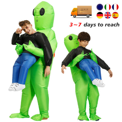 Galaxy Invader™ Inflatable Alien Costume – The Funniest Inflatable Alien Costume for Parties & Festivals