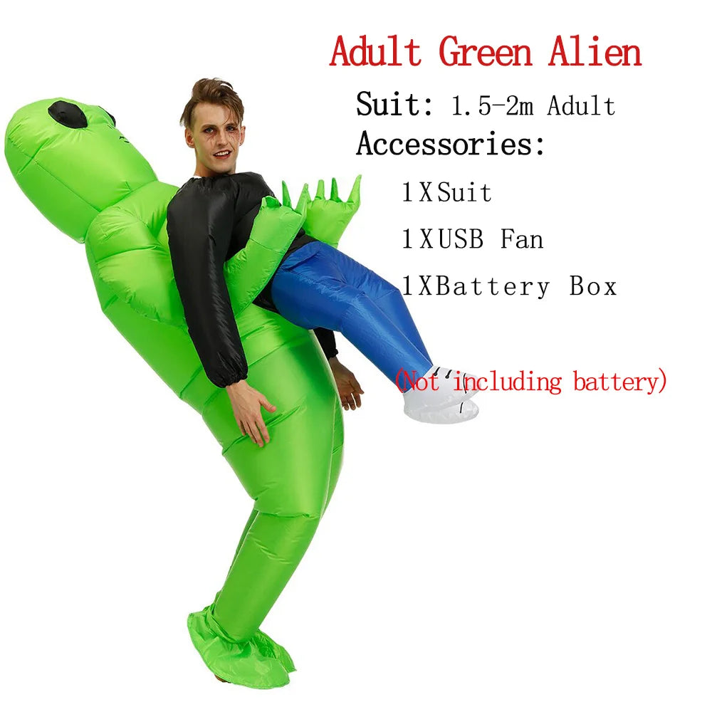 Galaxy Invader™ Inflatable Alien Costume – The Funniest Inflatable Alien Costume for Parties & Festivals