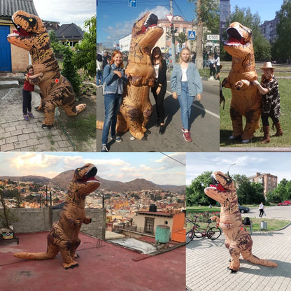 T-Rex Inflatable Dinosaur Costume – Become the Star of Every Party!