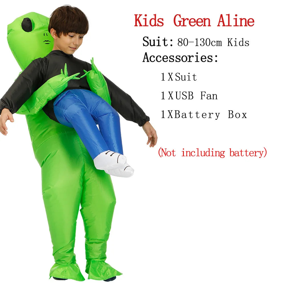 Galaxy Invader™ Inflatable Alien Costume – The Funniest Inflatable Alien Costume for Parties & Festivals