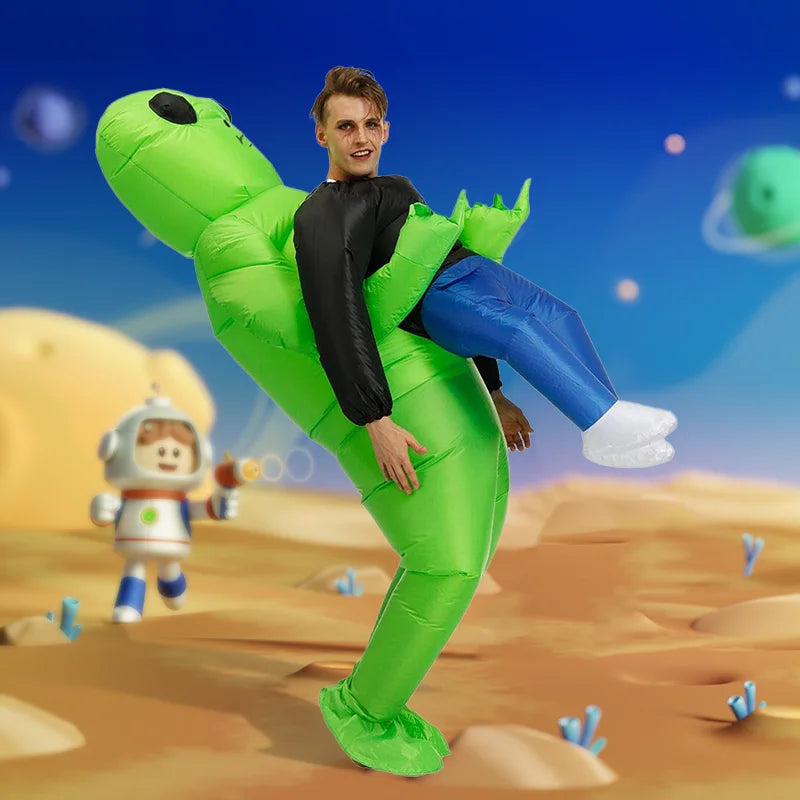 Galaxy Invader™ Inflatable Alien Costume – The Funniest Inflatable Alien Costume for Parties & Festivals