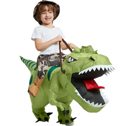 Inflatable Velociraptor Costume for Adults – The Ultimate Party Showstopper!