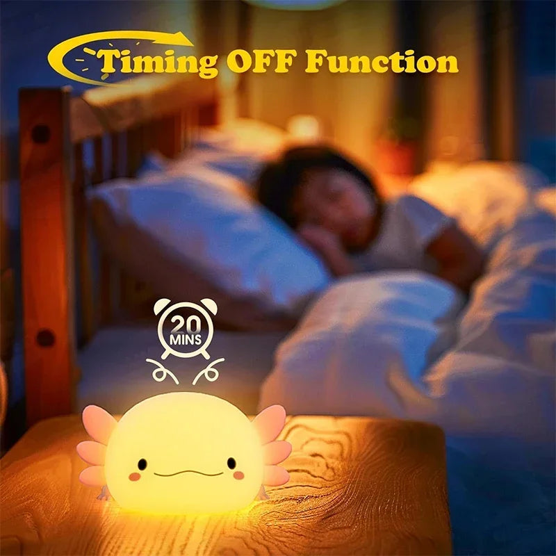 Axolotl Lamp That Makes Bedtime Magical