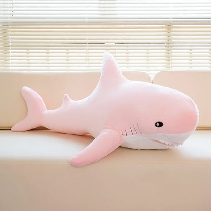 Big Soft Simulation Cute Shark Plush 60cm - 140cm