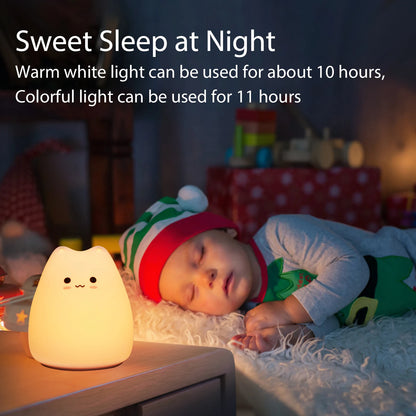 GlowPaws™ Night Light – The Adorable Colour-Changing Cat Lamp for Cosy Nights