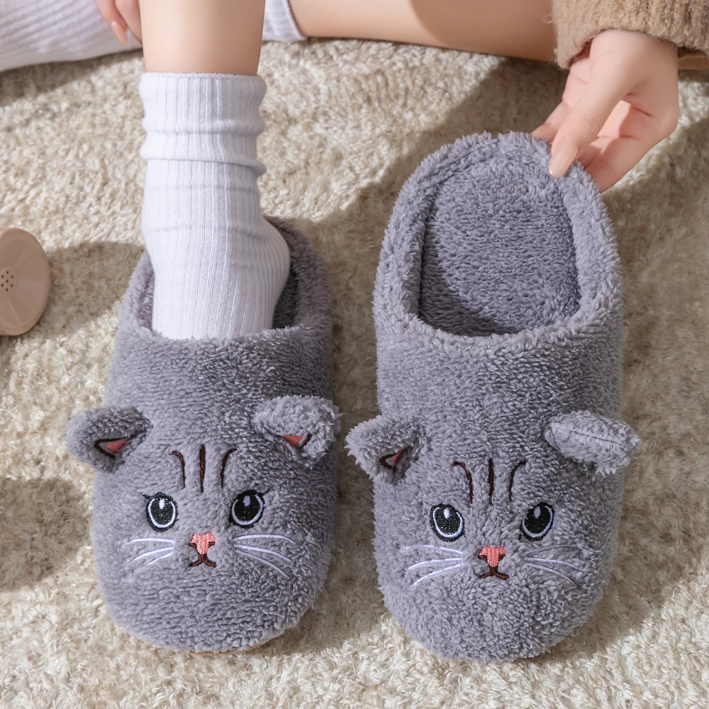 PurrDream™ Cat Slippers – The Cosiest Cat Slippers for Warm, Happy Feet