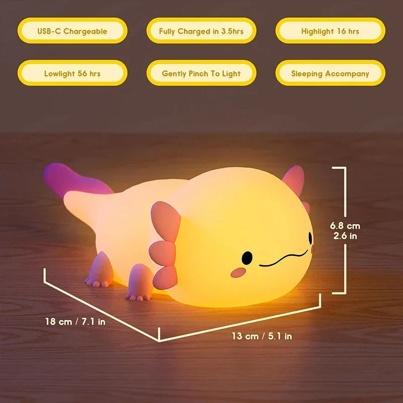 Axolotl Lamp That Makes Bedtime Magical