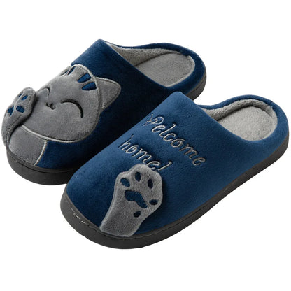 PurrMoo™ Plush Slippers – Adorable Cow & Cat Slippers Made for Cosy Days