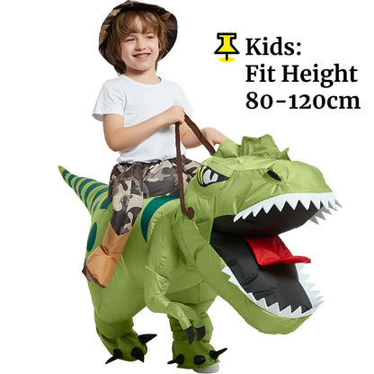 Inflatable Velociraptor Costume for Adults – The Ultimate Party Showstopper!