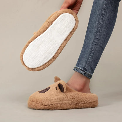 CapyCozy™ Plush Slippers – The Adorable Capybara Slippers Made for Ultimate Comfort