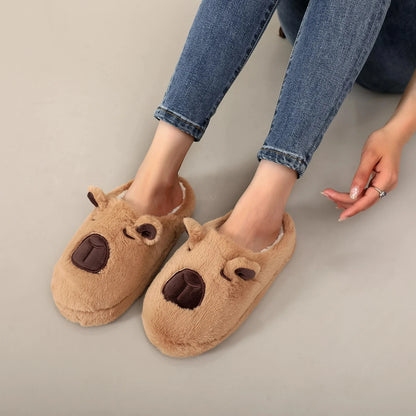 CapyCozy™ Plush Slippers – The Adorable Capybara Slippers Made for Ultimate Comfort