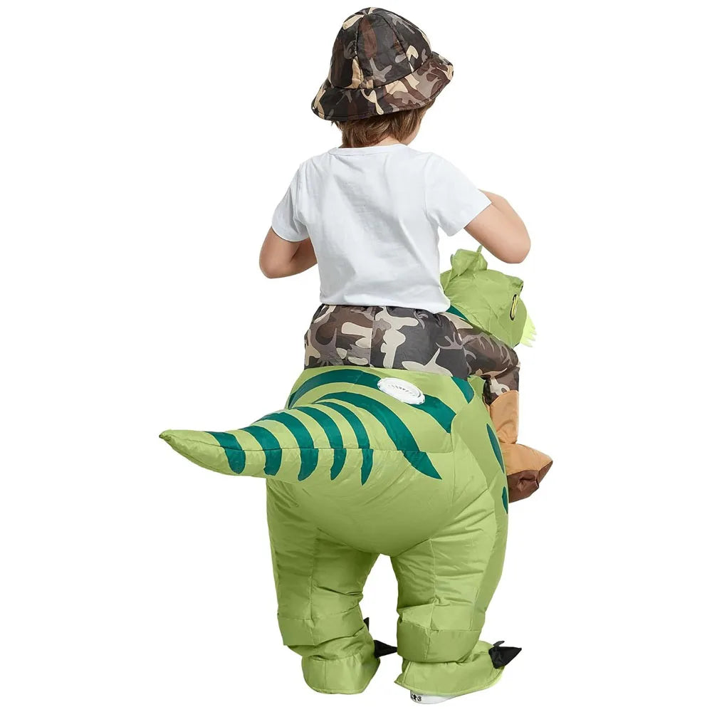 Inflatable Velociraptor Costume for Adults – The Ultimate Party Showstopper!