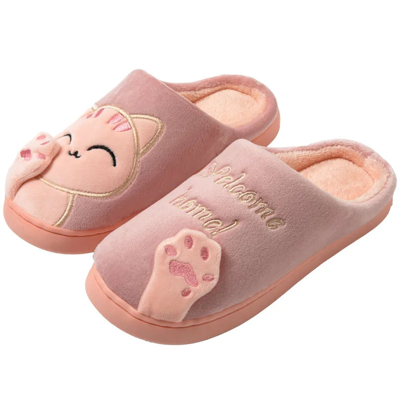 PurrMoo™ Plush Slippers – Adorable Cow & Cat Slippers Made for Cosy Days