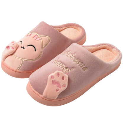 PurrMoo™ Plush Slippers – Adorable Cow & Cat Slippers Made for Cosy Days