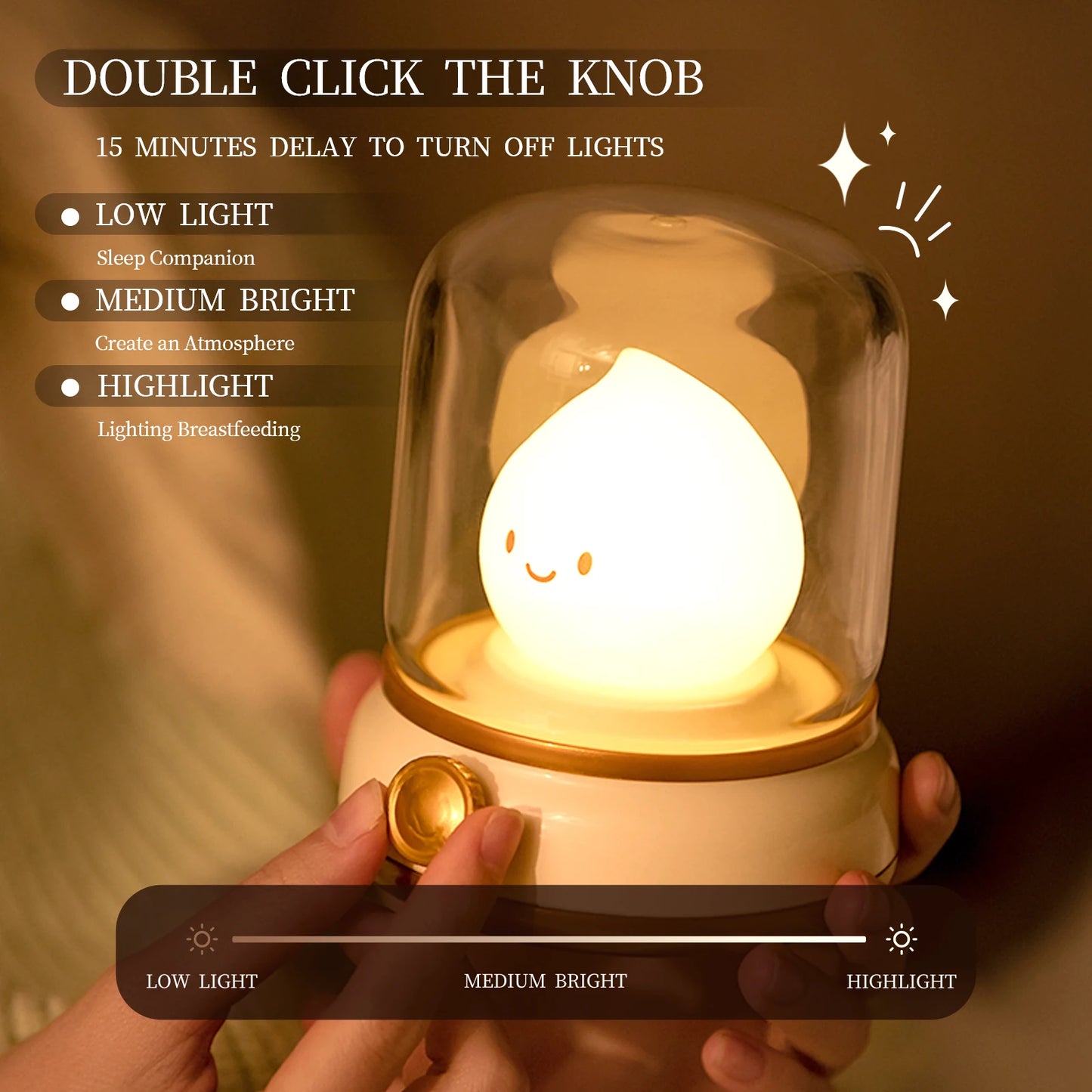 EmberGlow™ Night Light – The Cosy Little Flame