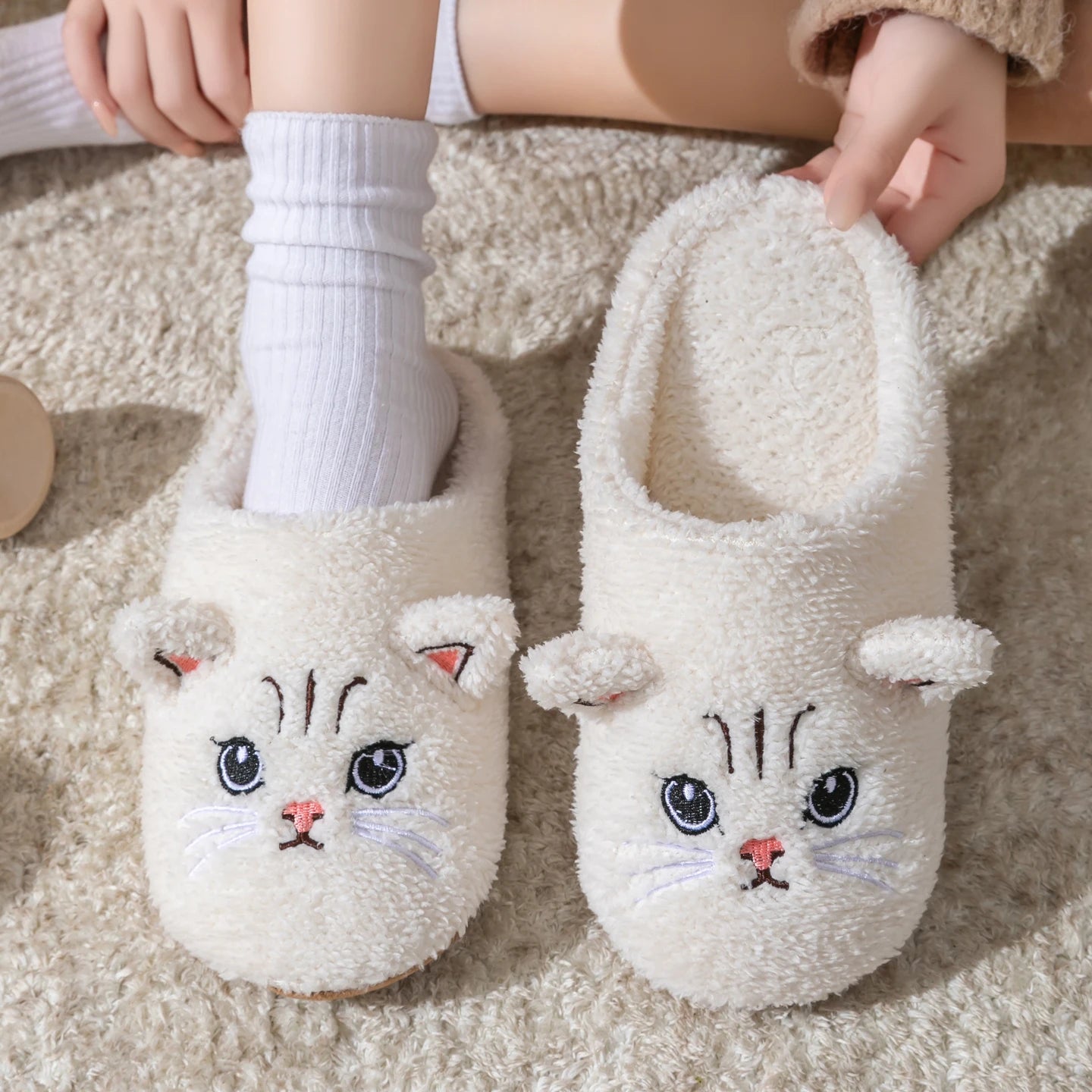 PurrDream™ Cat Slippers – The Cosiest Cat Slippers for Warm, Happy Feet