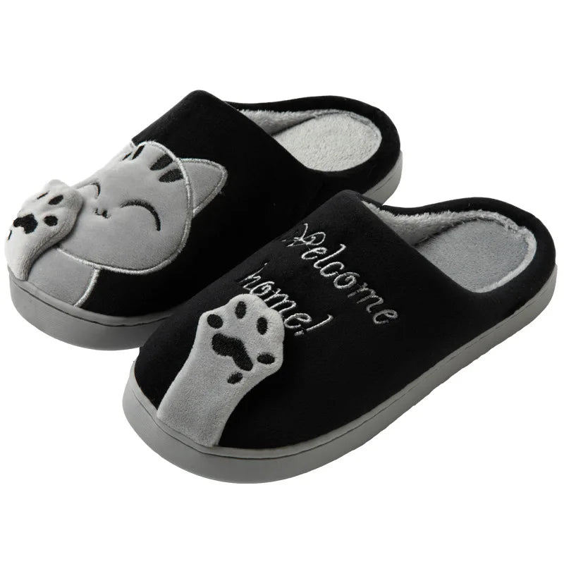 PurrMoo™ Plush Slippers – Adorable Cow & Cat Slippers Made for Cosy Days
