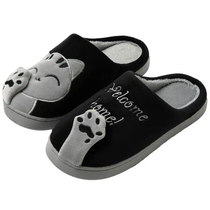 PurrMoo™ Plush Slippers – Adorable Cow & Cat Slippers Made for Cosy Days