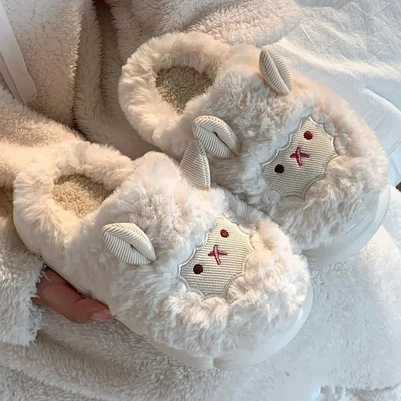 LambCloud™ Slippers – The Cosiest Sheep Slippers for Warm Winter Comfort