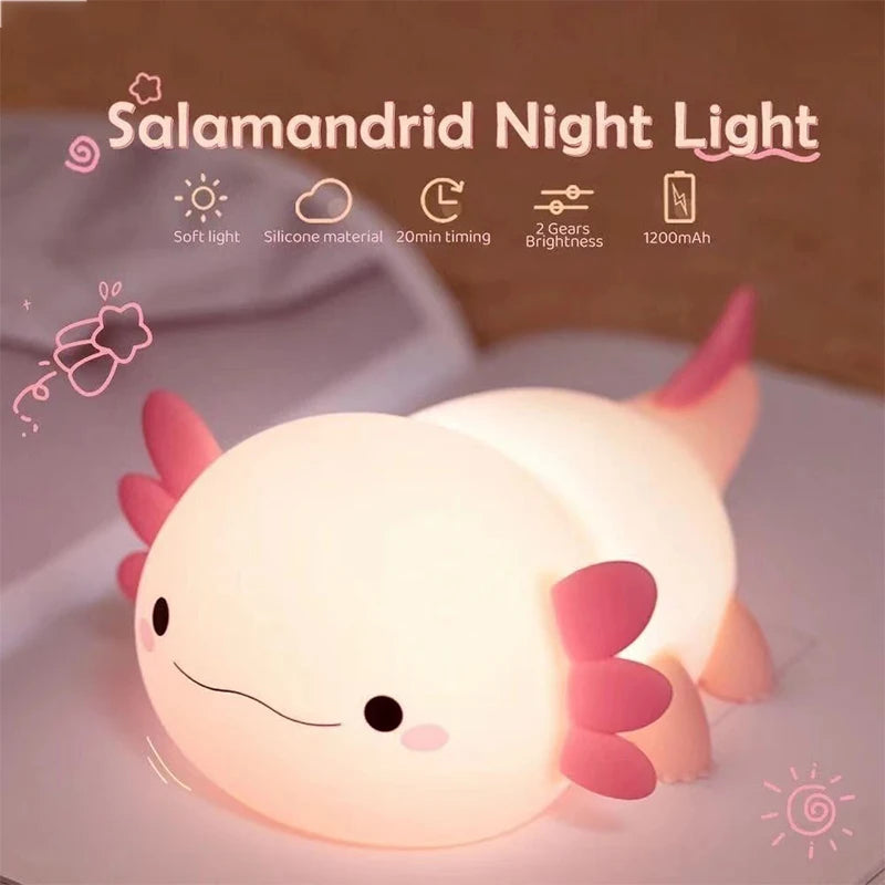 Axolotl Lamp That Makes Bedtime Magical