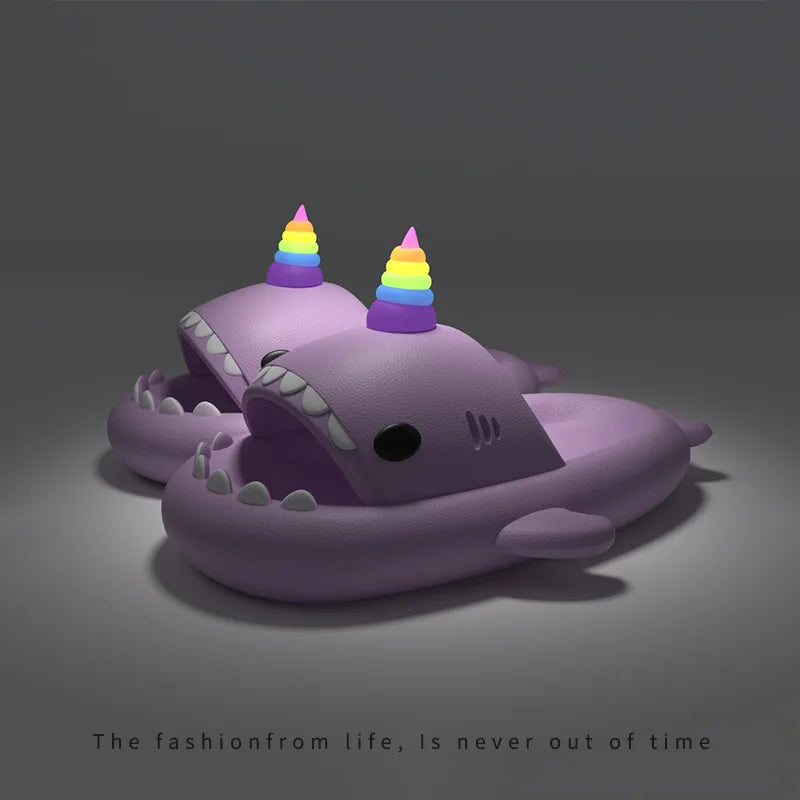 SharkGlow™ Slides – The Shark Slippers Everyone's Talking About