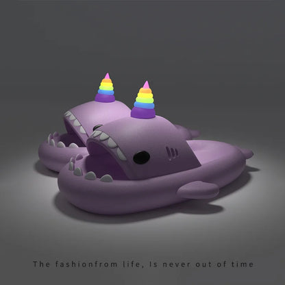 SharkGlow™ Slides – The Shark Slippers Everyone's Talking About