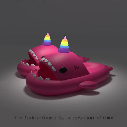 SharkGlow™ Slides – The Shark Slippers Everyone's Talking About