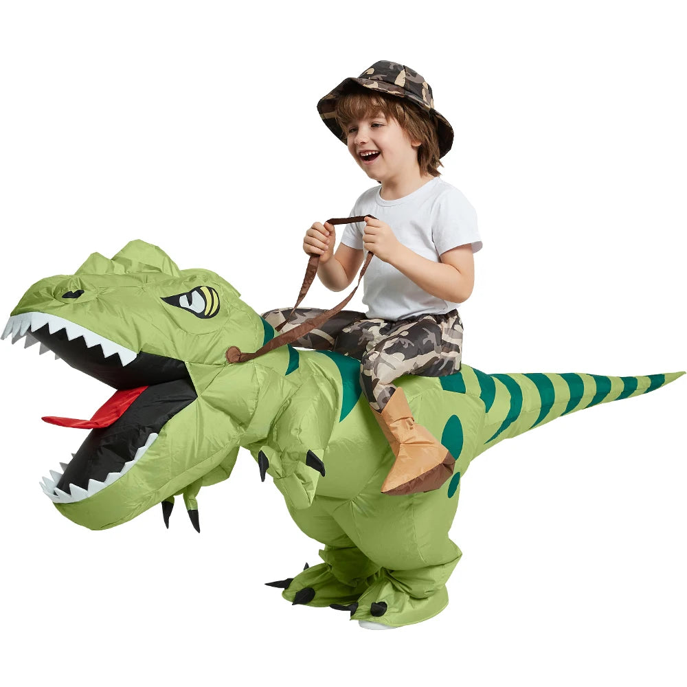 Inflatable Velociraptor Costume for Adults – The Ultimate Party Showstopper!