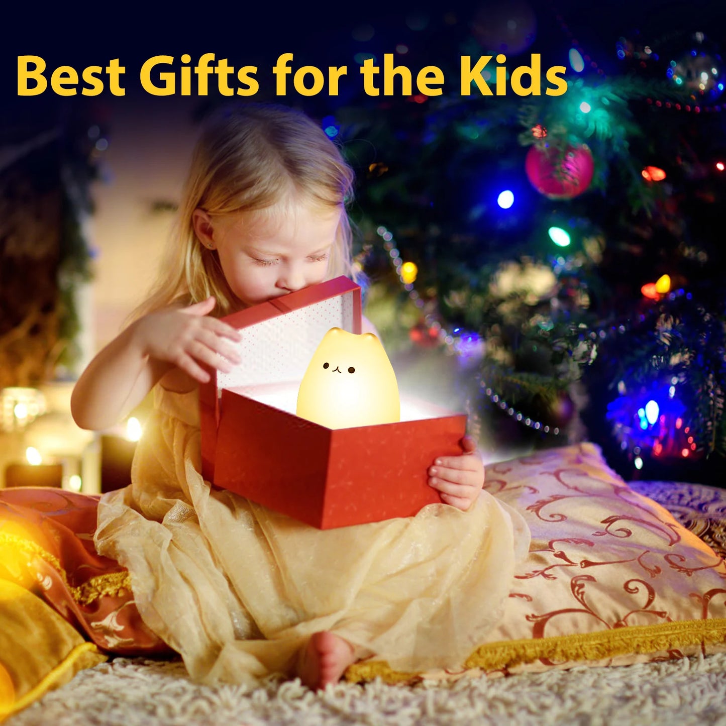 GlowPaws™ Night Light – The Adorable Colour-Changing Cat Lamp for Cosy Nights