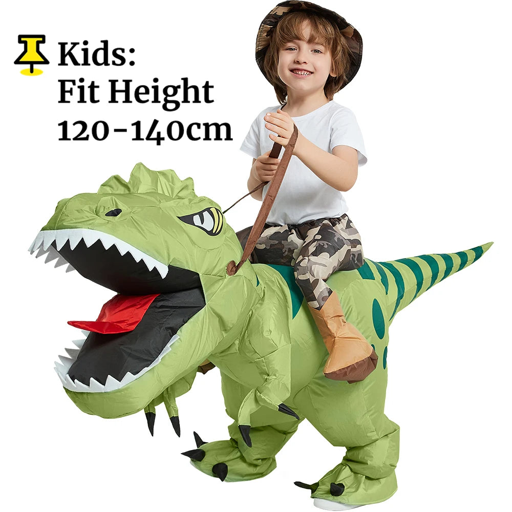 Inflatable Velociraptor Costume for Adults – The Ultimate Party Showstopper!