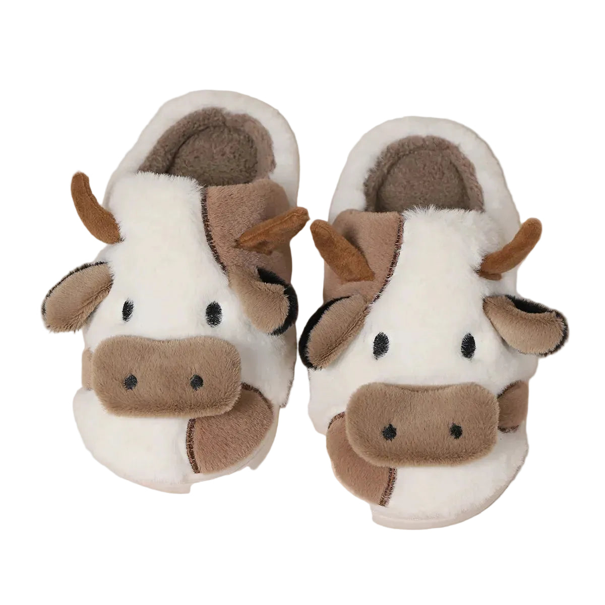 PurrMoo™ Plush Slippers – Adorable Cow & Cat Slippers Made for Cosy Days