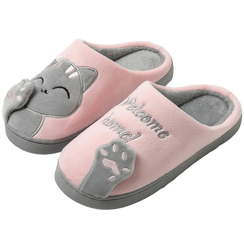 PurrMoo™ Plush Slippers – Adorable Cow & Cat Slippers Made for Cosy Days