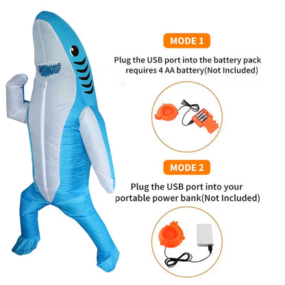 SharkRide™ Inflatable Costume – The Hilarious Shark Costume That Steals the Show