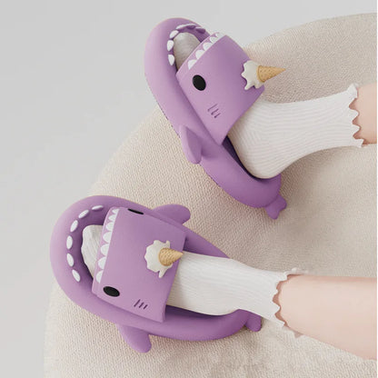 SharkGlow™ Slides – The Shark Slippers Everyone's Talking About