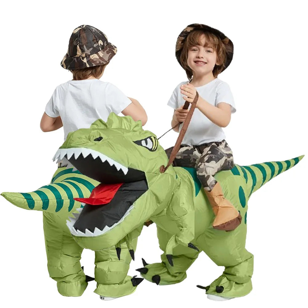 Inflatable Velociraptor Costume for Adults – The Ultimate Party Showstopper!