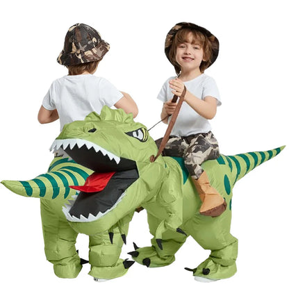 Inflatable Velociraptor Costume for Adults – The Ultimate Party Showstopper!